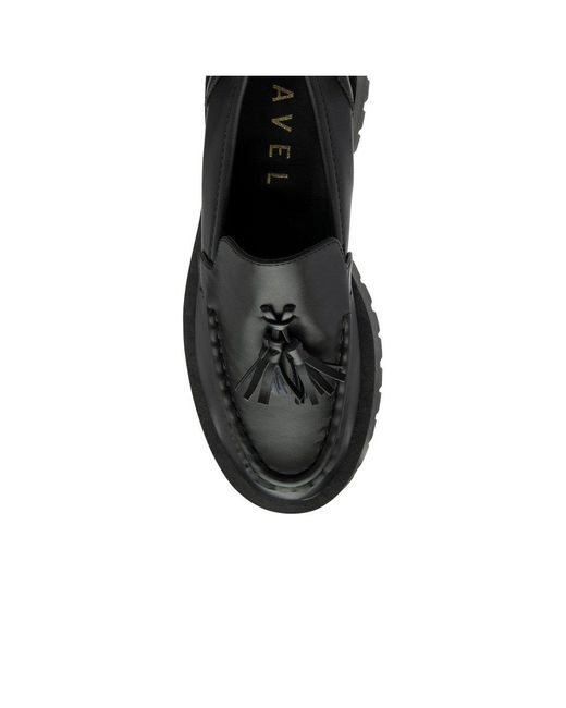 Ravel Black Ord Chunky Loafers