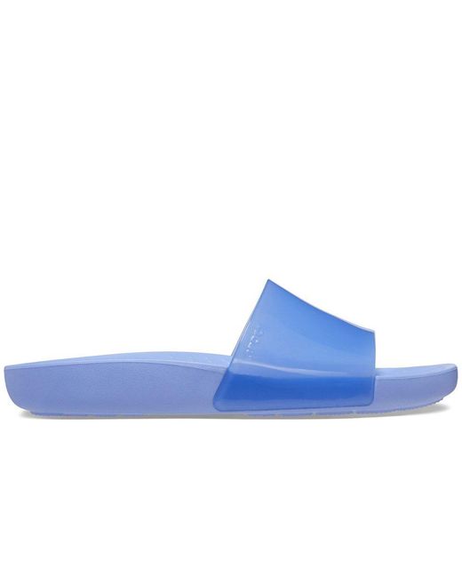 CROCSTM Blue Splash Glossy Slides