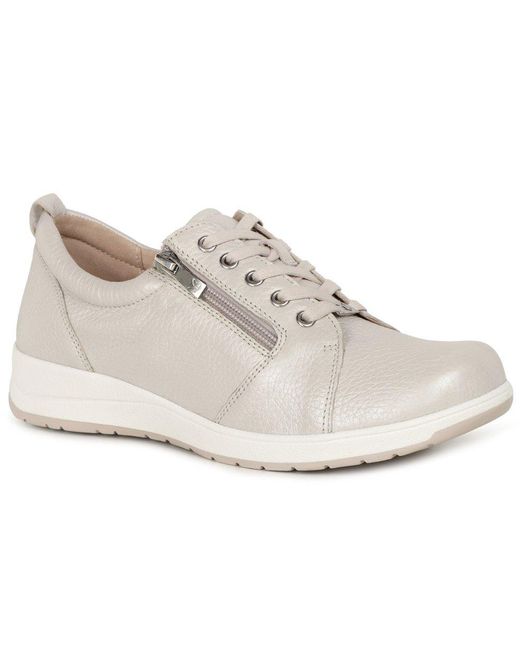 Caprice White Direction Trainers