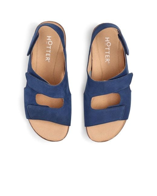 Hotter Blue Explore Extra Wide Sandals