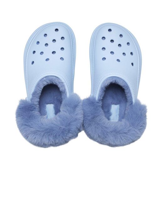 Crocs Stomp Lined Clogs in Blue Lyst Australia