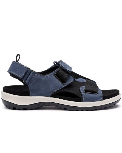 Hotter Blue Pursue Sandals