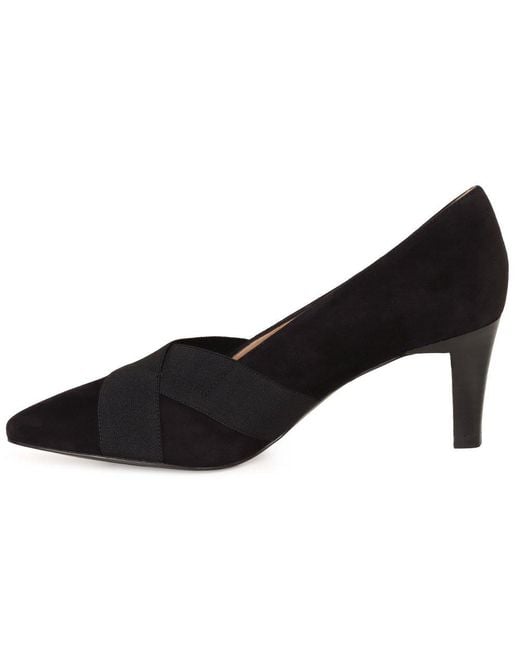 Peter Kaiser Black Pisa Court Shoes