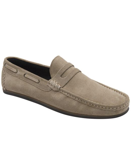 Frank Wright Brown Duggan Loafers for men