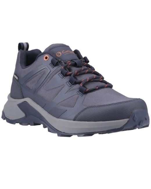 Cotswold Blue Horton Low Walking Shoes for men