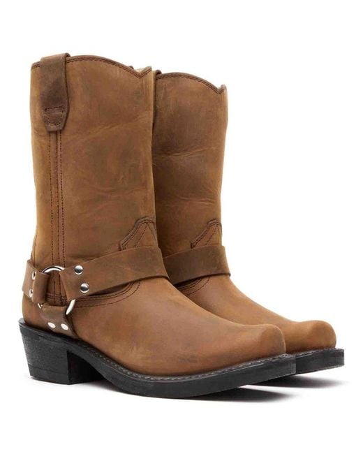 Durango Brown Harness Western Boots