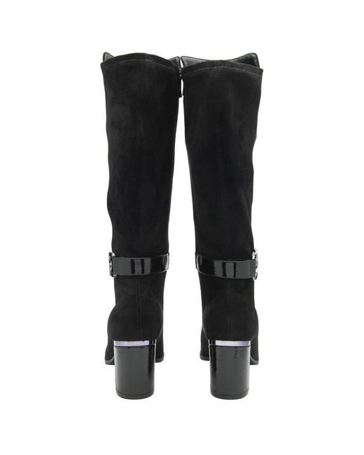 Lotus Black Harwin Knee High Boots