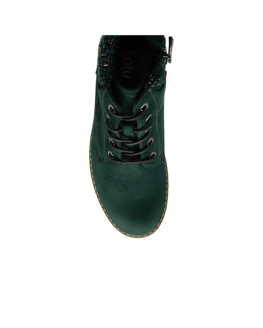 Lotus Blue Drew Ankle Boots
