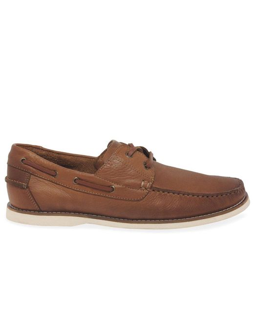 Anatomic & Co Brown Anatomic &Amp; Co Shore Boat Shoes for men