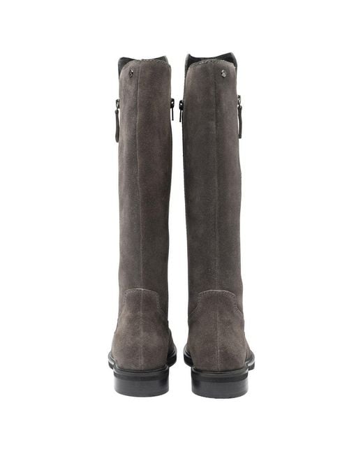 Ravel Black Ashington Low Heeled Knee High Boots