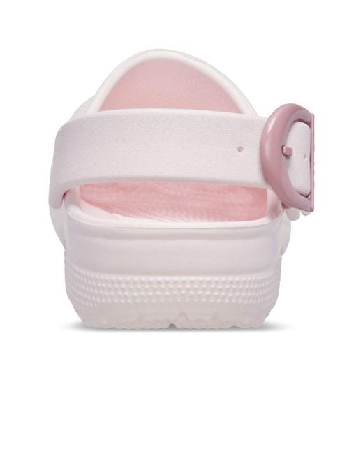 CROCSTM Pink Classic Buckle Clogs