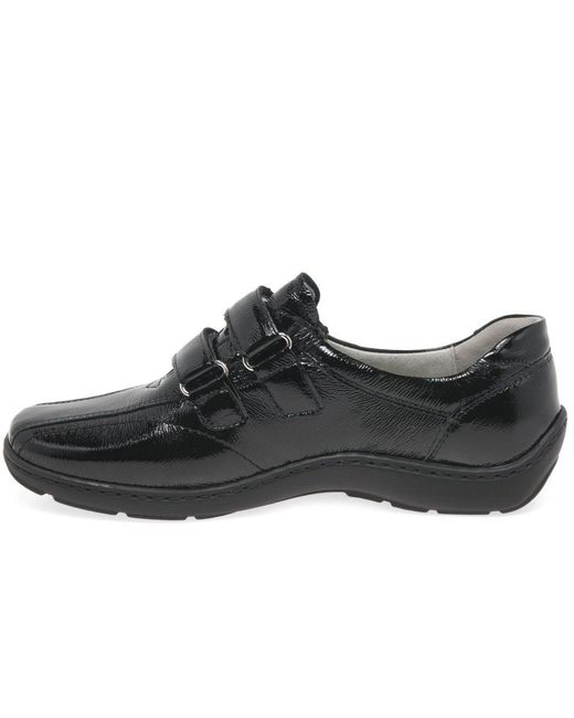 Waldläufer Black Stone Rip Tape Fastening Shoes