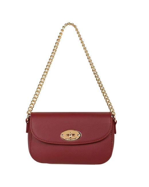 David Jones Red Coco Shoulder Bag