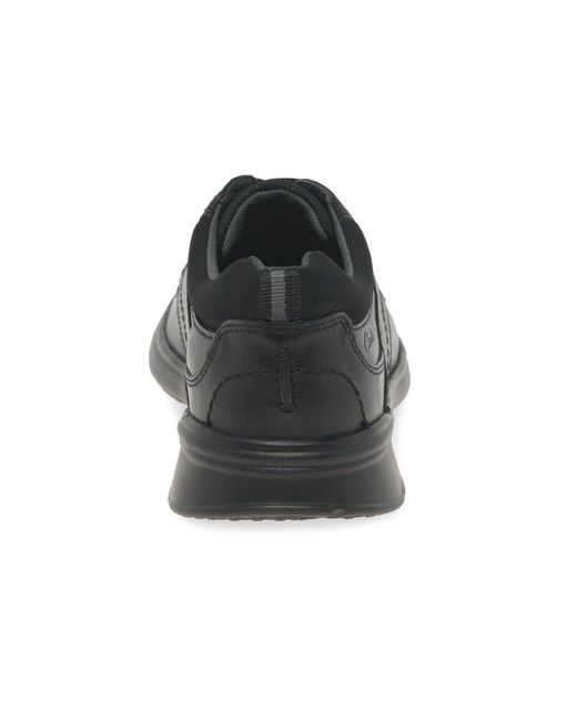 Clarks Black Cotrell Edge Shoes for men