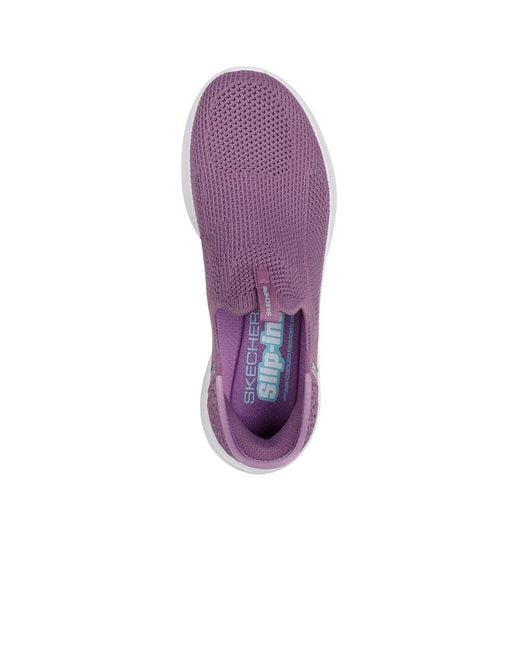 Skechers Purple Ultra Flex 3.0 Easy Win 150450-Pur Slip On Shoes