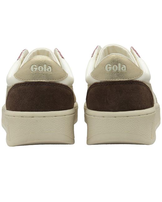Gola White Grandslam Quadrant Trainers
