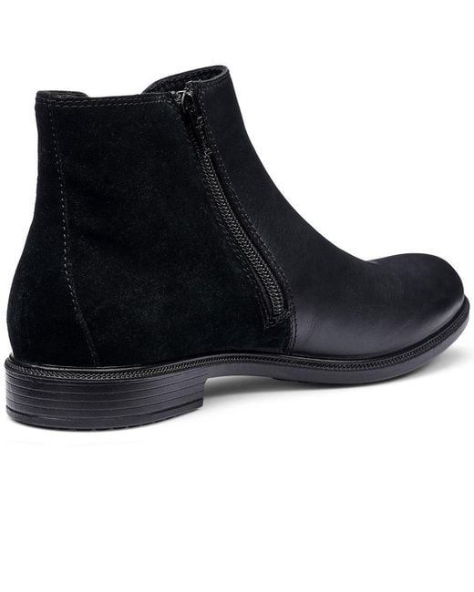 Hotter Black Tenby Wide Fit Chelsea Boots