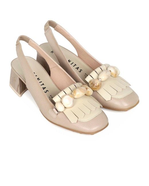 Hispanitas White Hanoi Open Court Shoes
