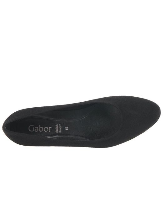 Gabor Blue Splendid High Heel Court Shoes
