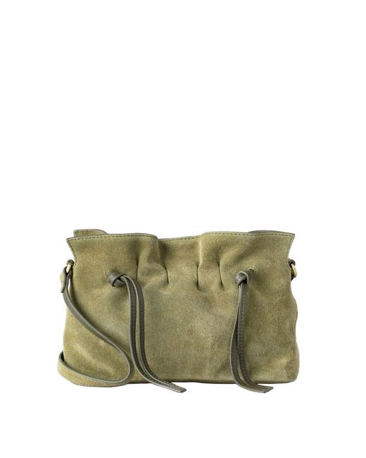 Lakeland Leather Green Santon Crossbody Bag