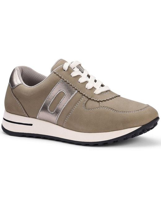 Hotter Gray Revival Wide Fit Trainers