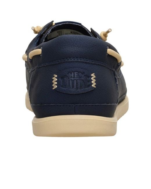 HeyDude Blue Harbour Low Boat Shoes for men