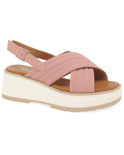 Regarde Le Ciel Jemina 05 Sandals in Pink | Lyst Canada