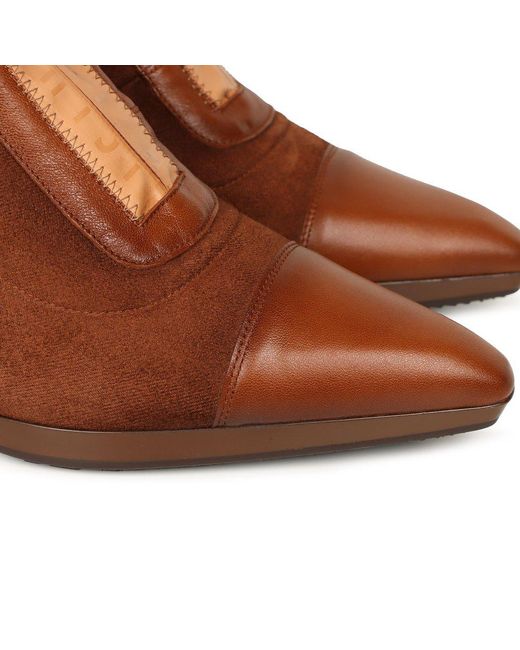 Hispanitas Brown Ankara Ankle Boots