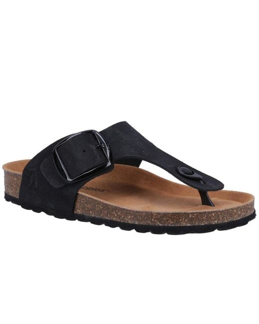 Hush Puppies Blue Billie Toe Post Sandals
