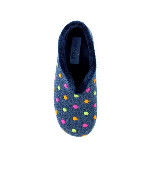 Lunar (GRS) Blue Studio Full Slippers