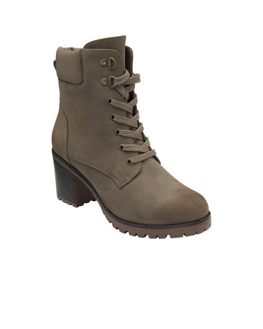 Lotus Brown Gene Ankle Boots