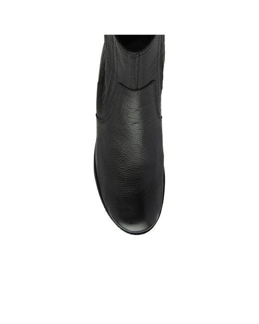 Ravel Black Calvay Wedge Heeled Ankle Boots