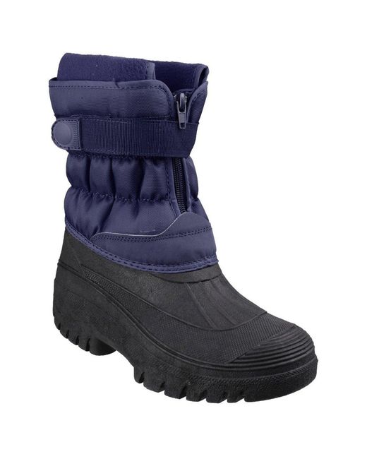 Cotswold Blue Chase Snow Boots