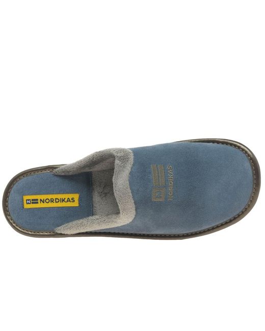 Nordika's Blue Natala Iii Mule Slippers