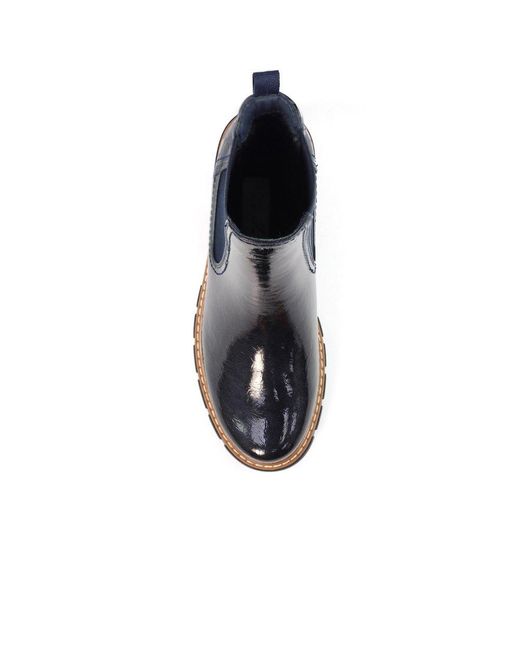Lunar Blue Peace Ankle Boots