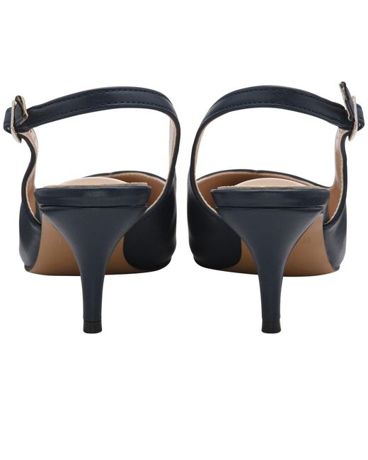 Ravel Blue Foston Slingback Court Shoes