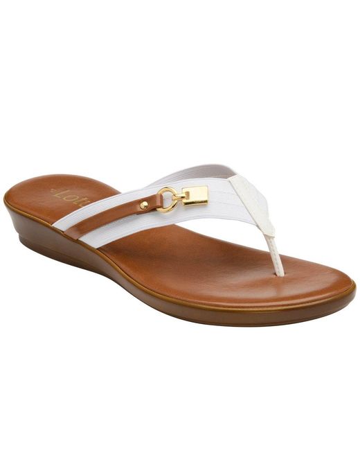 Lotus Brown Esino Toe Post Sandals