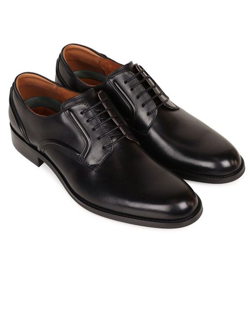 Clarks Black Craft Remi Lace Derby Shoes for men