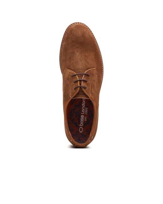 Base London Brown Strand Lace Up Shoes for men