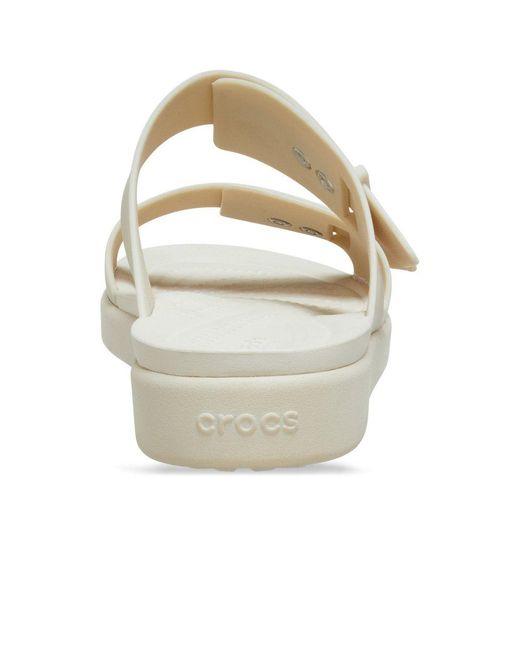 CROCSTM Metallic Brooklyn Buckle Low Sandals