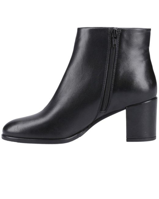 Hush Puppies Black Claridy Ankle Boots