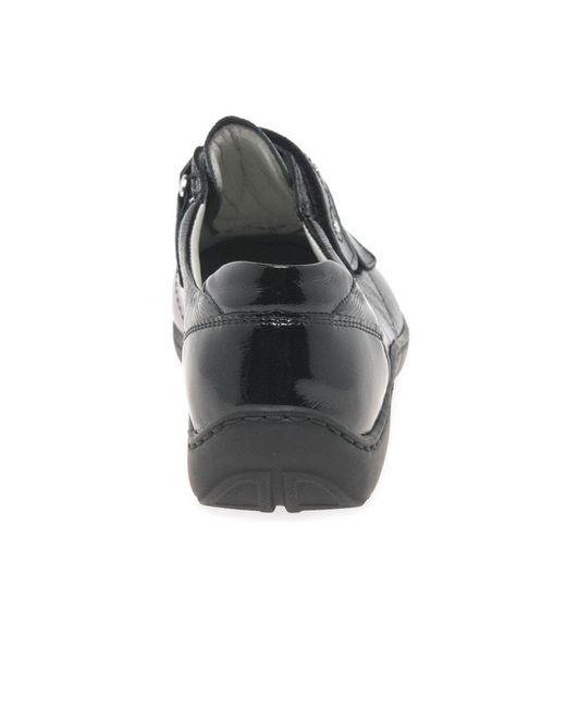 Waldläufer Black Stone Rip Tape Fastening Shoes
