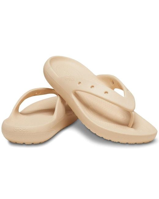 CROCSTM Natural Classic Flip Sandals