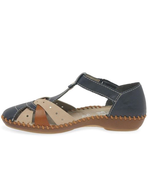 Rieker Blue Maria Sandals