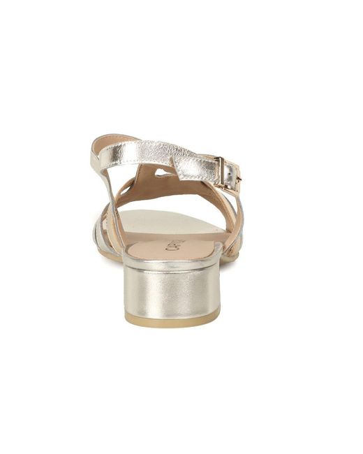 Caprice Metallic Compass Sandals
