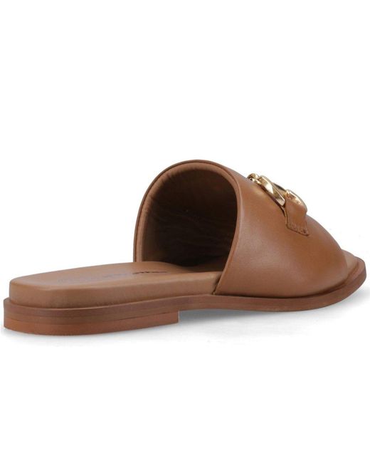 Hush Puppies Brown Lana Mules