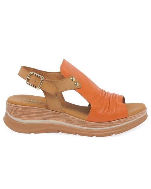 Paula Urban Brown Riviera Ii Sandals