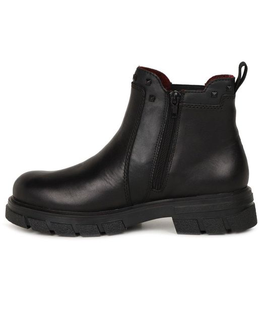 Rieker Black Montana Chelsea Boots