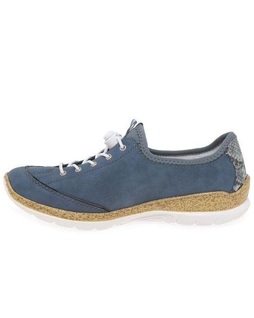 Rieker Blue Ripple Trainers