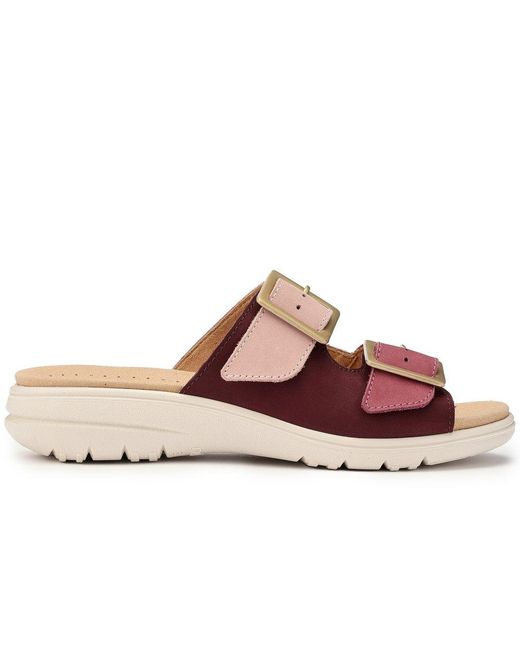 Hotter Pink Sunny Wide Fit Sandals